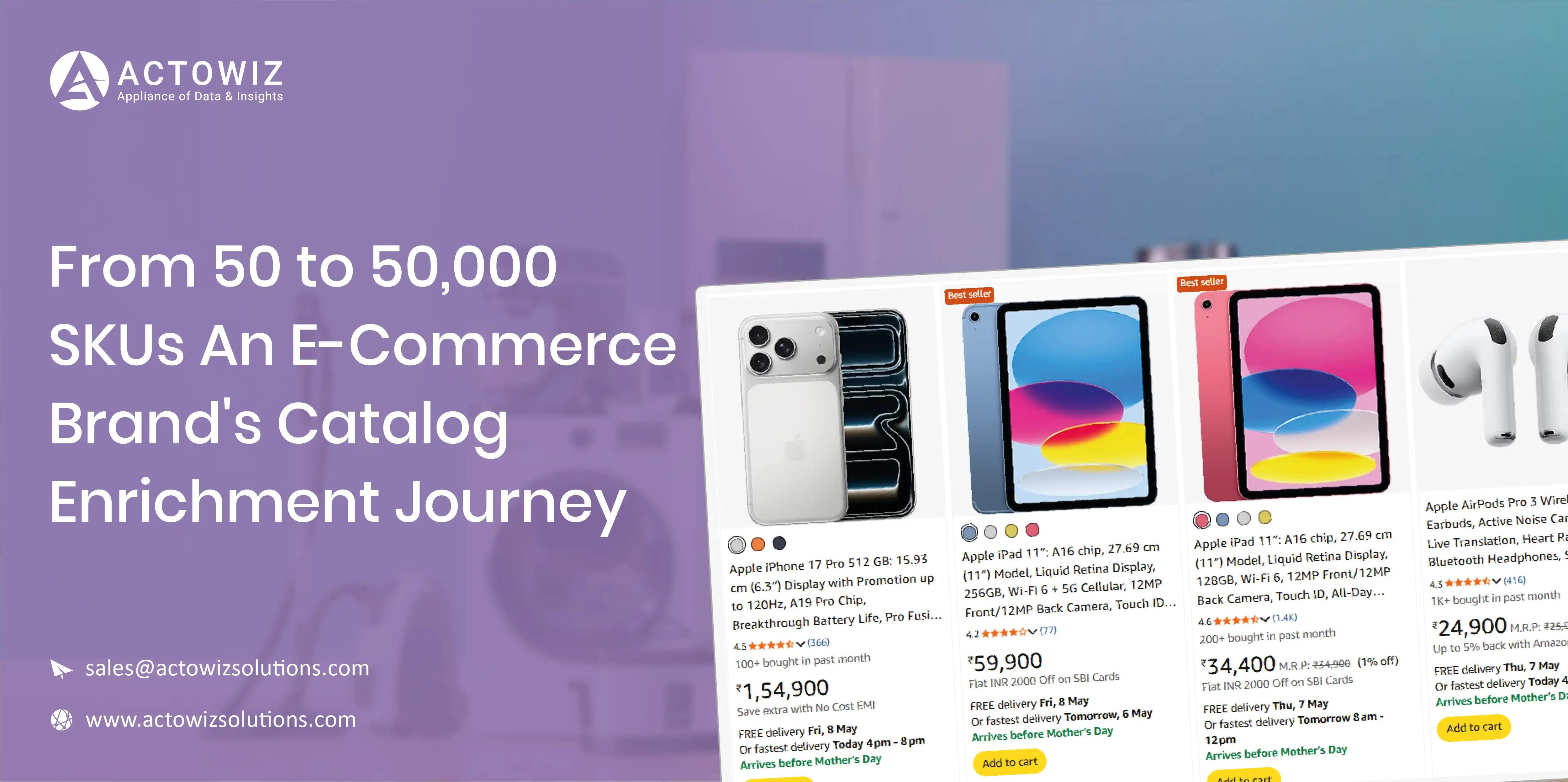 From 50 to 50,000 SKUs — An E-Commerce Brand's Catalog Enrichment Journey